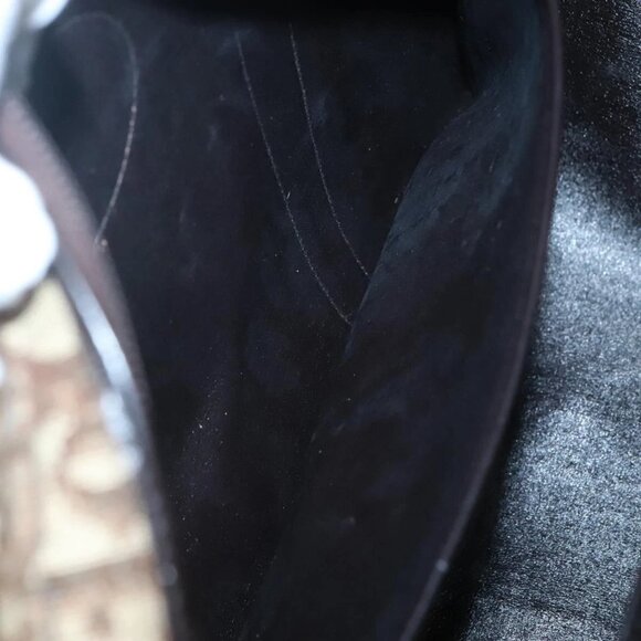 Christian Dior Trotter Canvas Hand Bag Brown Gold Auth BD2000 - Picture 13 of 16